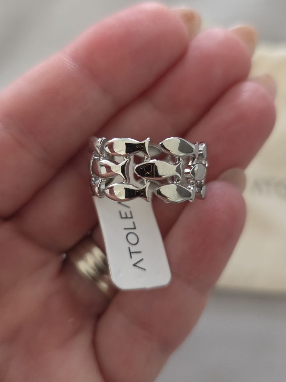BNWT Atolea Ring - Silver size 7